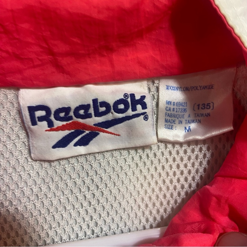 Vintage 90's Reebok 3/4 Length Windbreaker Jacket - Picture 5 of 5